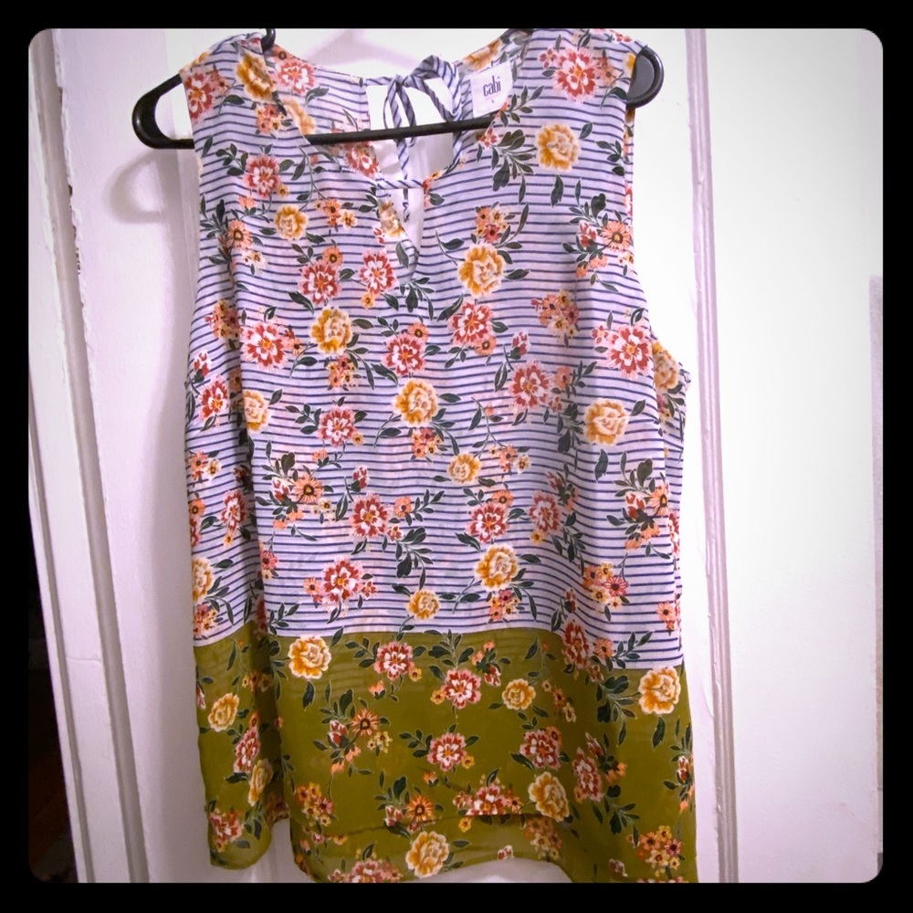 Cabi sleeveless blouse